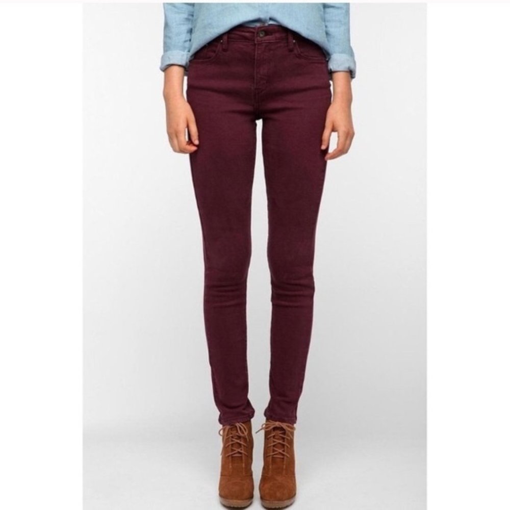 LF Carmar Burgundy Maroon Skinny Jeans